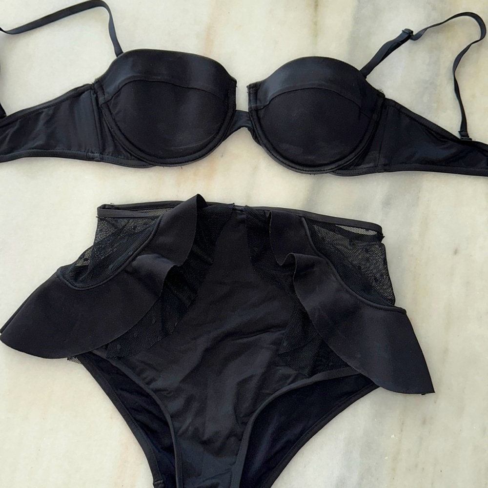 Zimmerman high-waisted two piece bathing suit